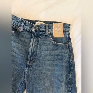NWT Madewell High-Rise Relaxed Bootcut Jeans Medium Blue Wash